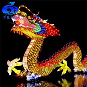 Pusat Perbelanjaan Lentera Naga Cina Romantis