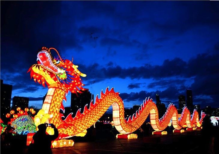 Lentera Naga Cina Berkualitas Tinggi